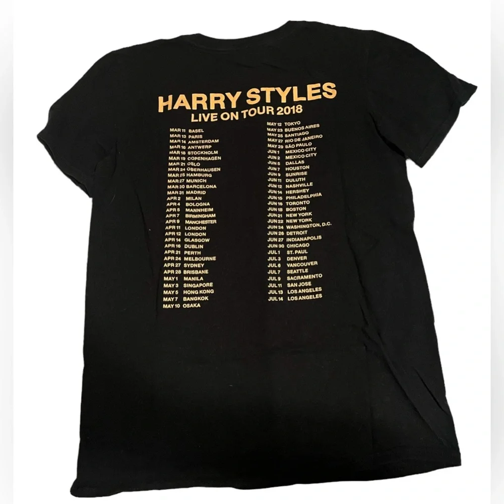 Harry Styles live on tour 2018 concert t shirt merch SMALL - Picture 2 of 3
